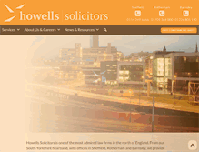 Tablet Screenshot of howellsllp.com